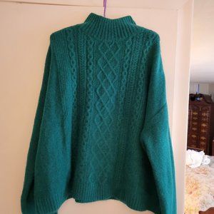 beautiful green sweater